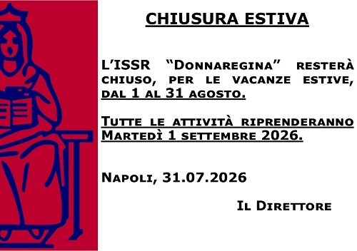 CHIUSURA ESTIVA