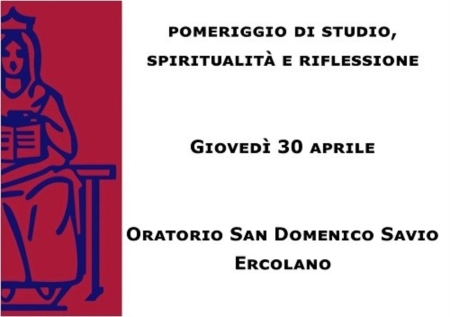 30 aprile 2026: Pomeriggio di studio, spiritualità e riflessione