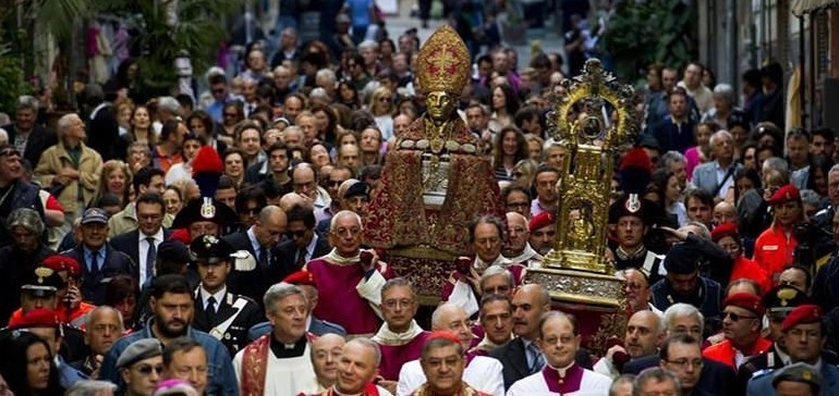 PROCESSIONE DI SAN GENNARO -  SOLENNITA’ DEL 5 MAGGIO 2018